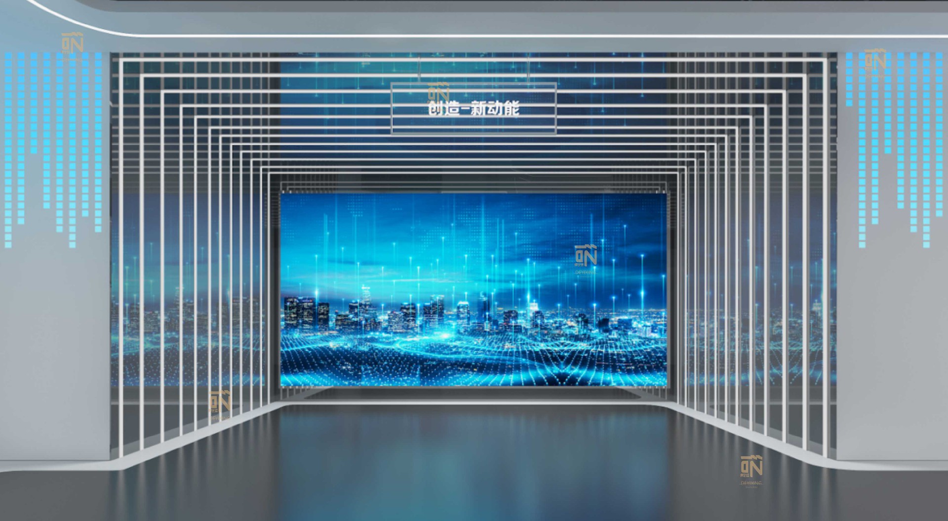 西安市高新四大市场展厅